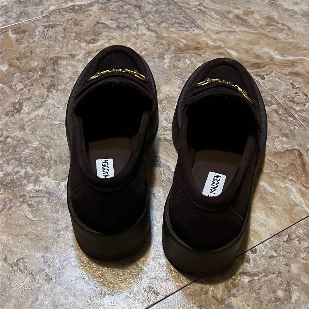 Steve Madden Horsebit Lug Sole Loafers - Picture 2 of 4